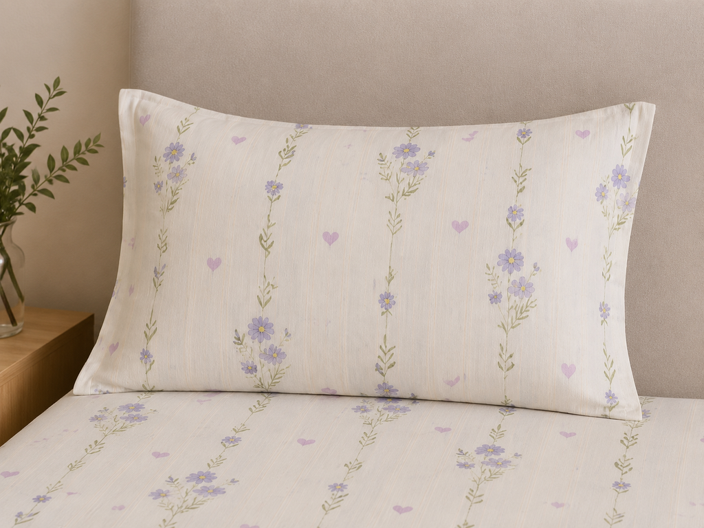 Set Violet de Sábanas Lino