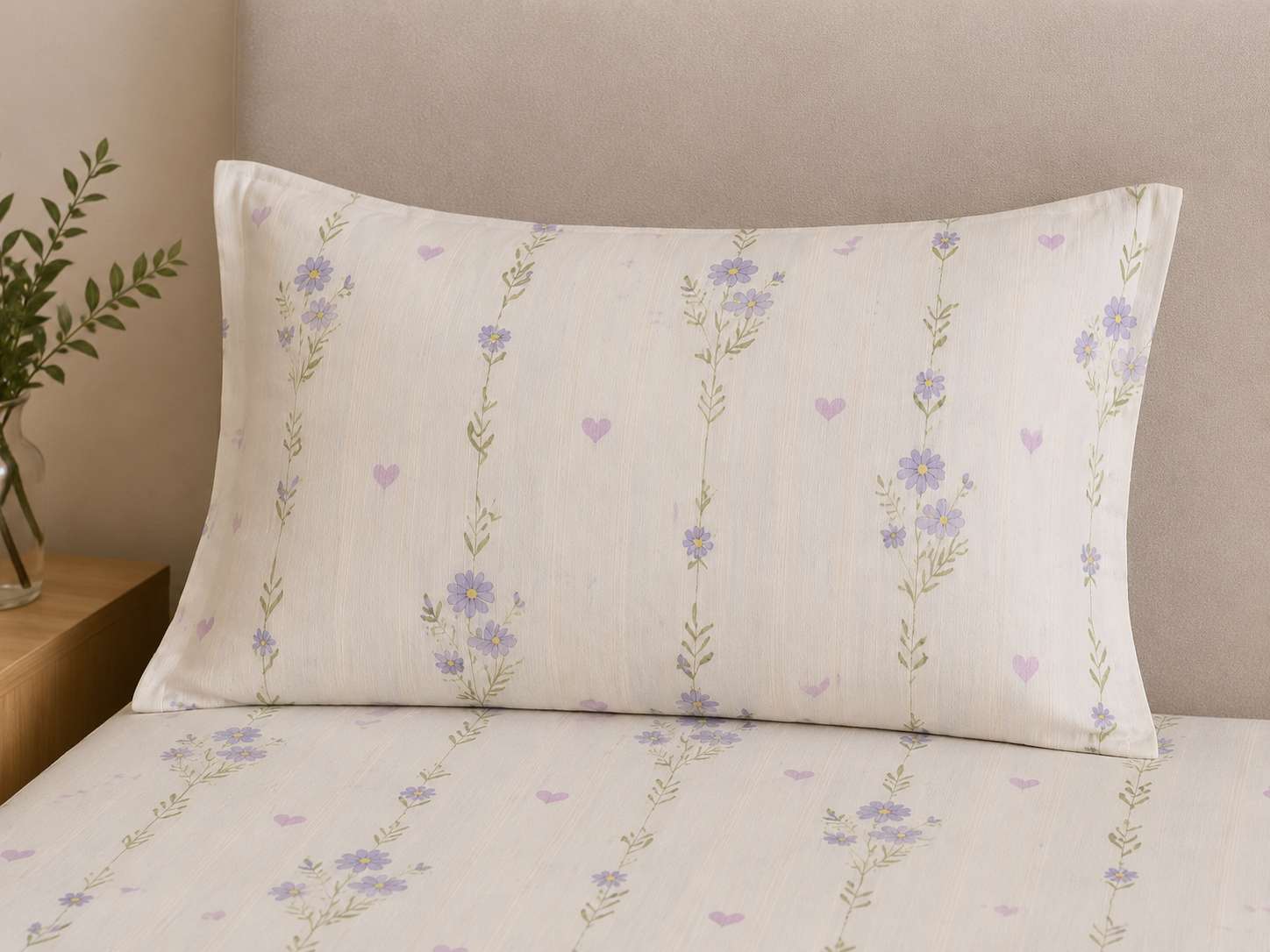 Set Violet de Sábanas Lino
