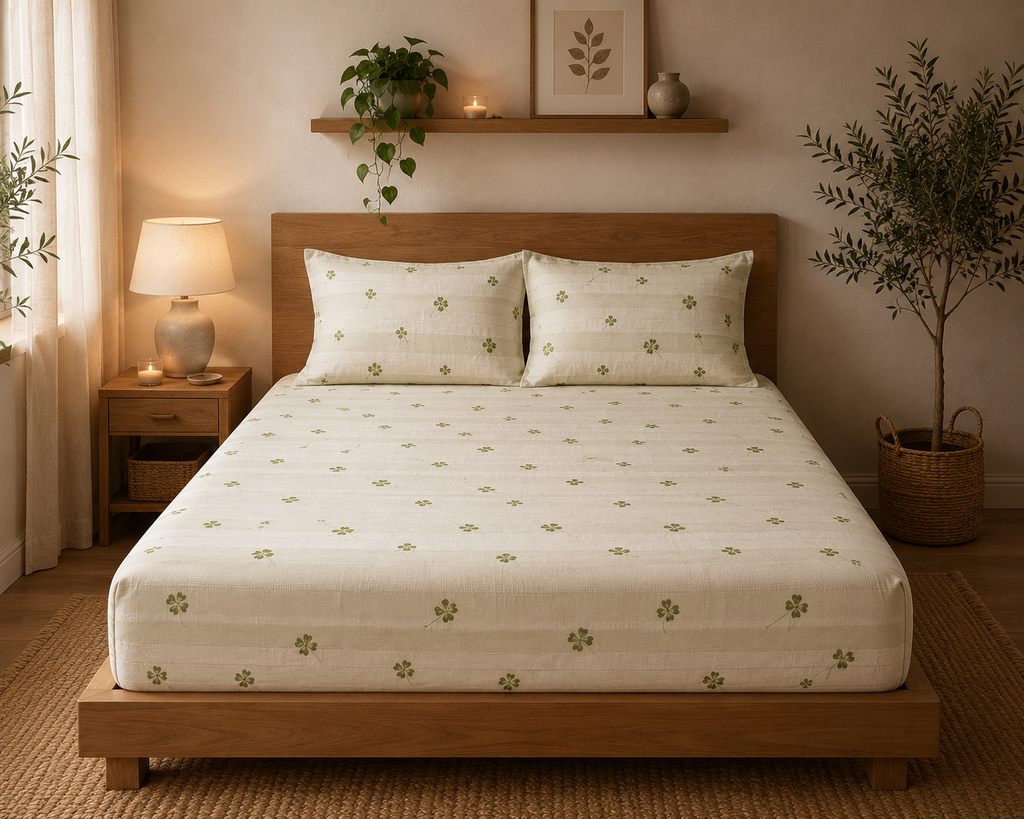 Set Trebol de Sábanas Lino