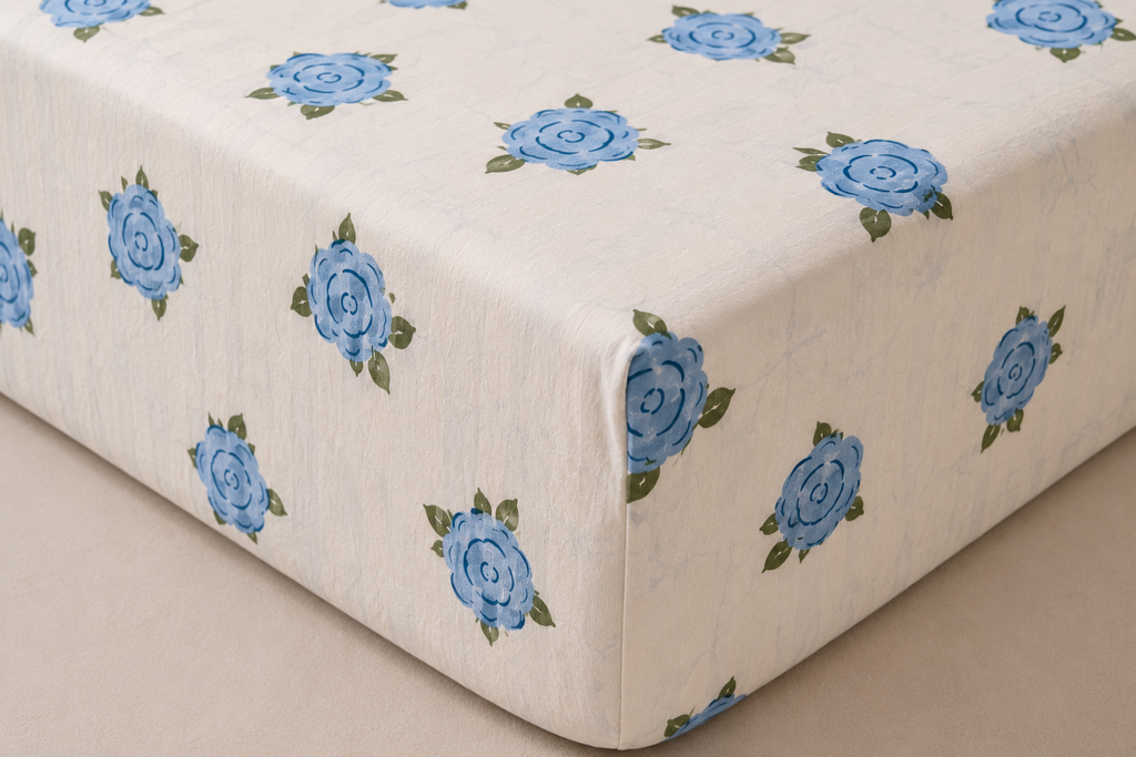 Set Rosé Blue de Sábanas Lino